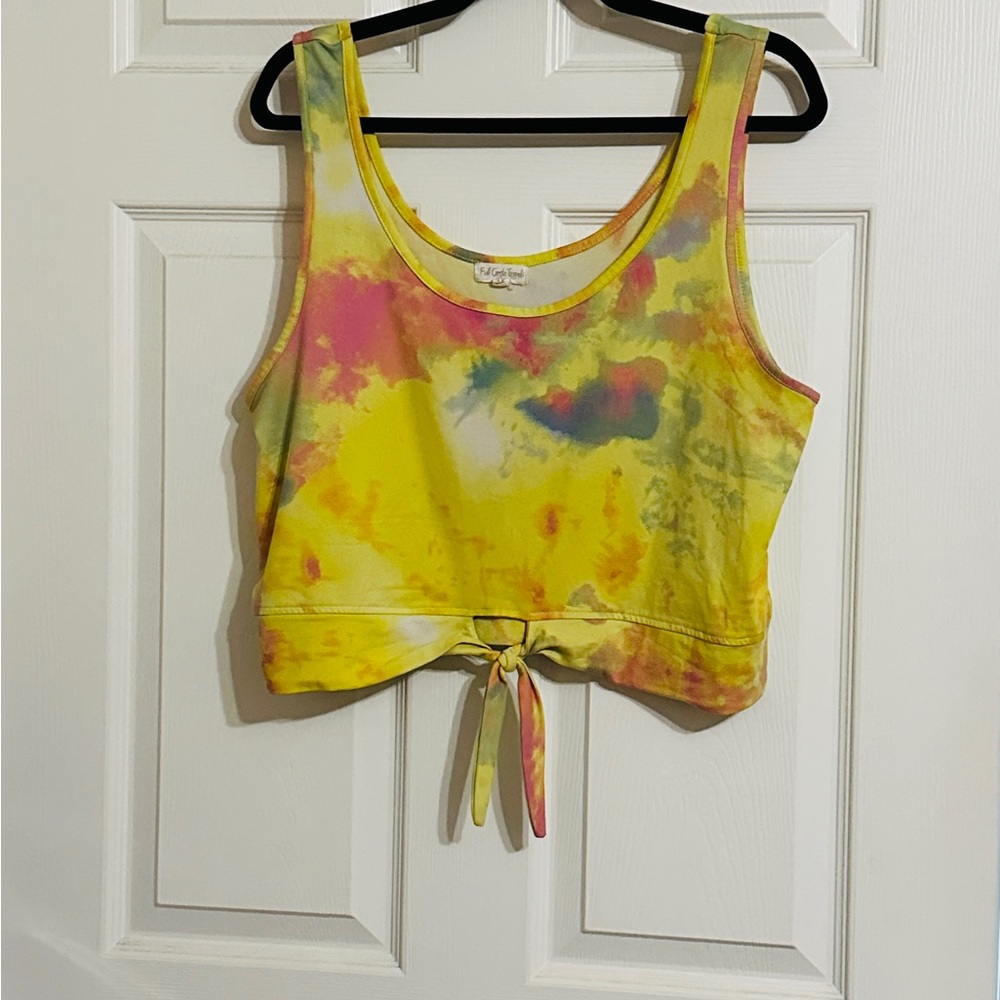 Colorful Women's Tie-Dye Tank Top